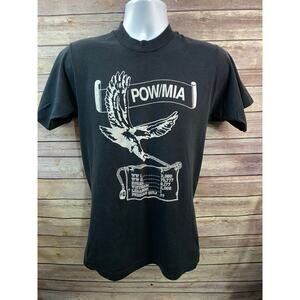 Vintage 80s 90s Vietnam POW T‑Shirt Mens Screen Stars Military USA Size Medium